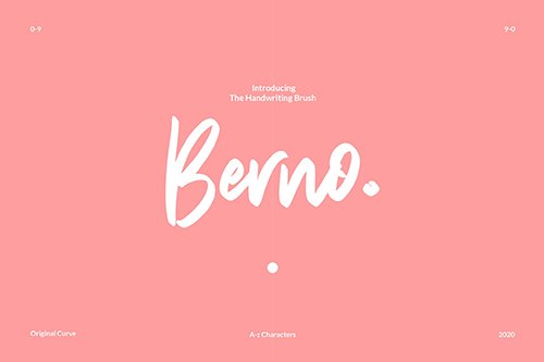 Berno - The Handwritten Brush