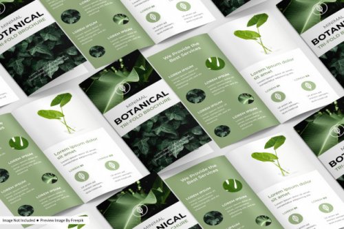 Bi-fold flyer mokup