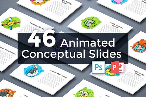 46 Animated Conceptual Slides for Powerpoint p.6