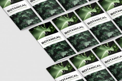 Bi-fold flyer mokup