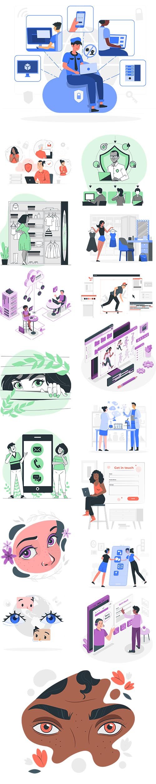 People Live Situations Colorful Collection Vol 5