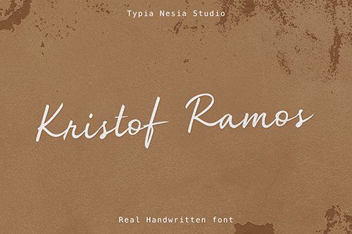 Kristof Ramos - Handwittern Signature Script