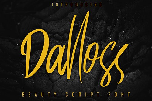 Dalloss Beauty Script Font