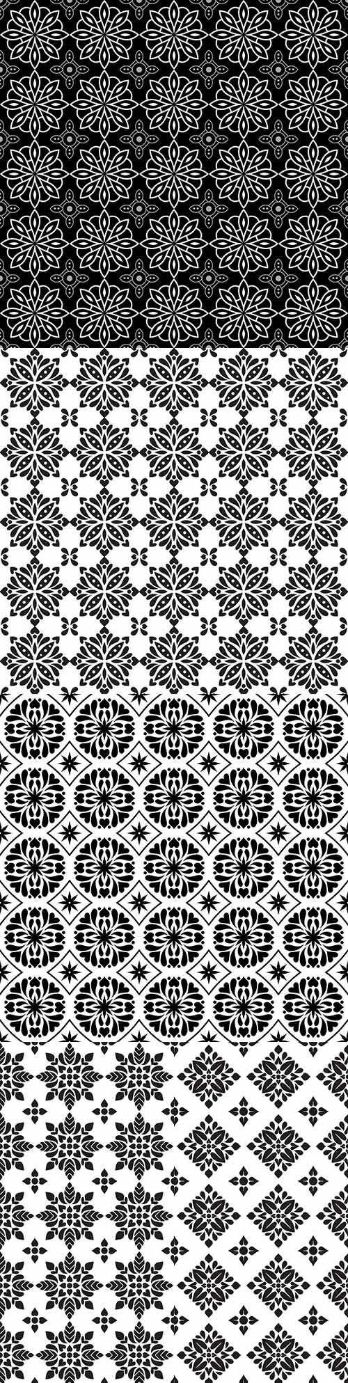 Mandala seamless pattern elegant ethnic motive