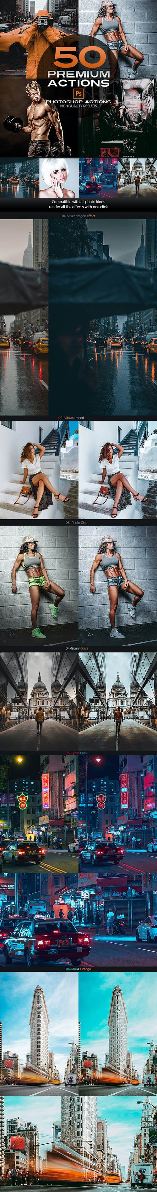 50 Premium Photoshop Actions 26605057