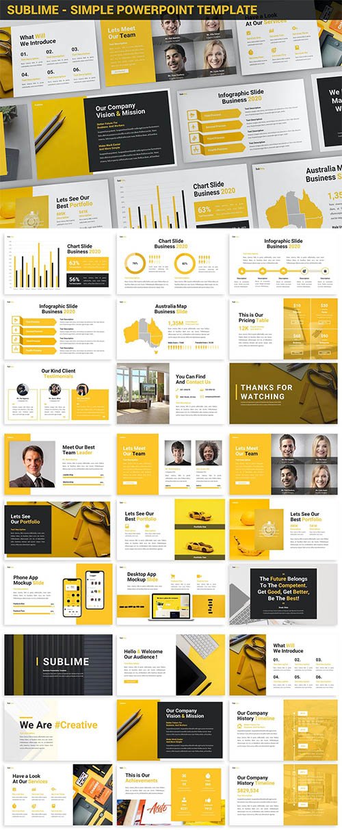 Sublime - Simple Powerpoint Template