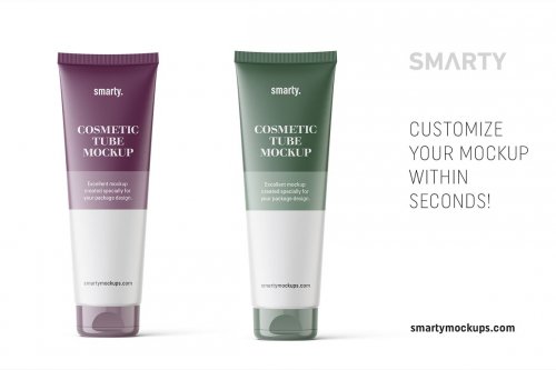 Matt cosmetic tube mockup 4815656
