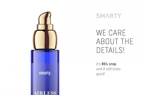 Blue cosmetic bottle mockup 4816271