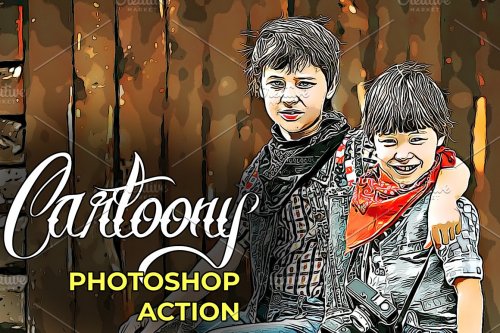 Cartoony Photoshop Action 4723737