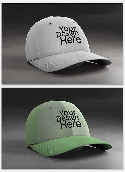 Mockup of a Baseball Cap 348340903