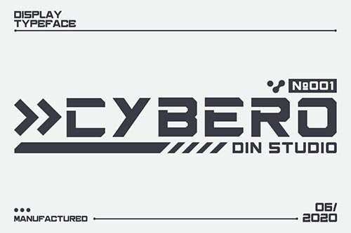 Cybero - Authentic Display Font