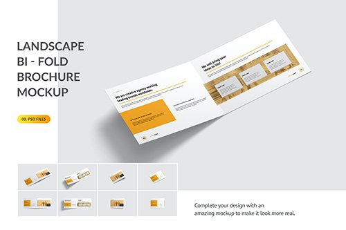 Bifold Brochure Mockup