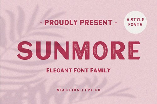 Sunmore Typeface