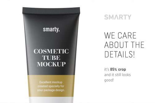 Matt cosmetic tube mockup 4815656