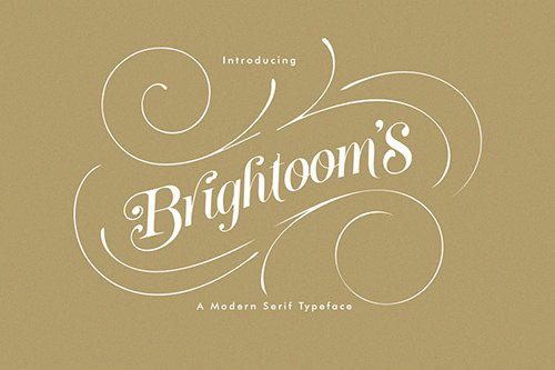 Brightooms Typeface