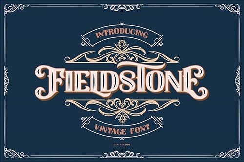 Fieldstone - Layered fonts