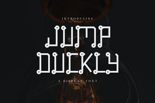 Jump Duckly - Display Font DR