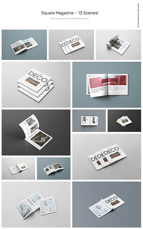 Magazine Mockups - 52 Scenes 5198551