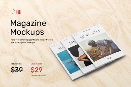 Magazine Mockups - 52 Scenes 5198551