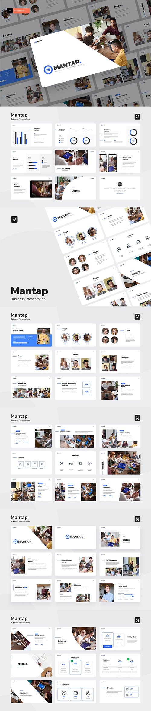 Mantap - Multi-Purpose Powerpoint, Keynote and Google Slides