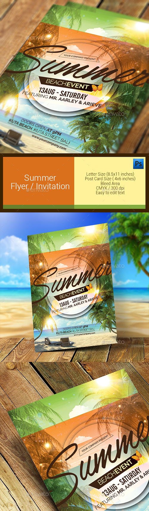 Summer Event Flyer / Invitation 11286637