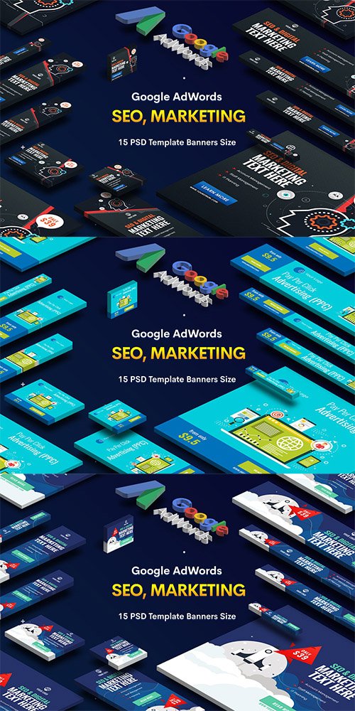 SEO, Marketing Agency Banners Ad