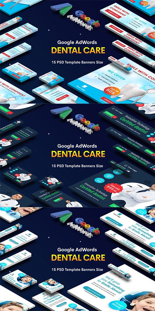 Dental Care Banners Ad