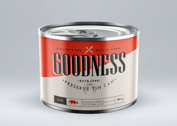 Preserve Tin Can Mock-Up