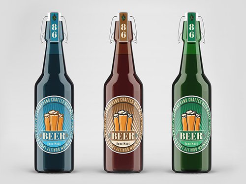 Beer Bottle Mockup 256531418