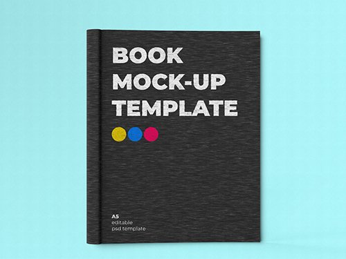 A5 Book Cover Mockup 256531569