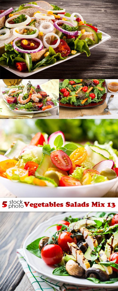 Photos - Vegetables Salads Mix 13