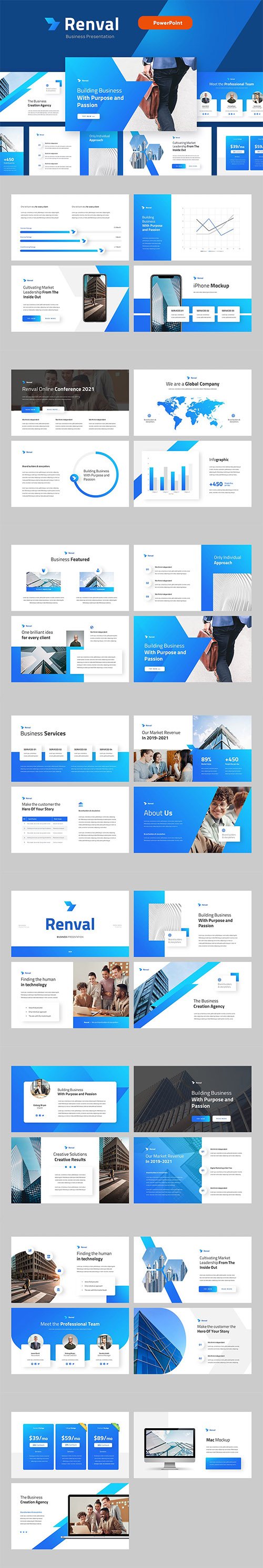 RENVAL - Business Marketing Powerpoint Template