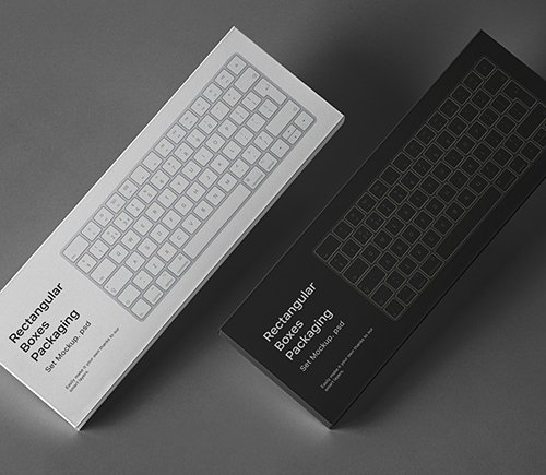 Rectangular Box Packaging Mockup