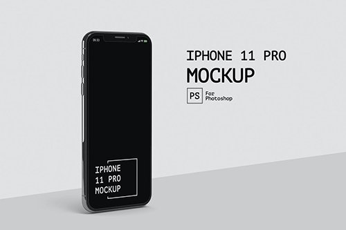 IPhone 11 Pro Side View Mockup RZ