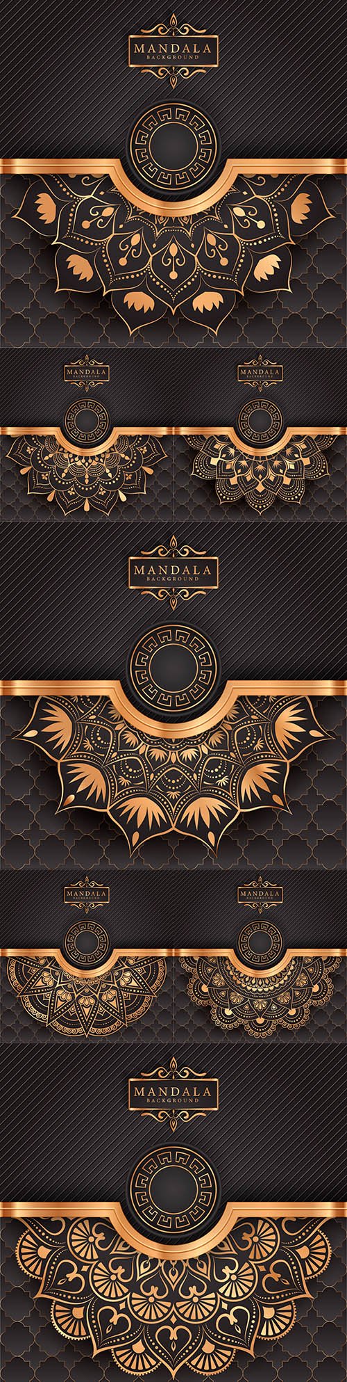 Luxury mandala decorative ethnic background element