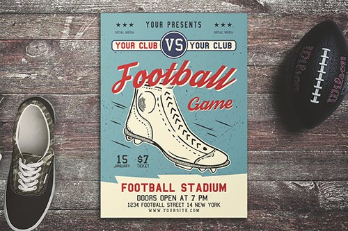 American Football Game Flyer