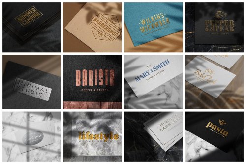 Elegant Luxury Logo Mockup Set 5144614