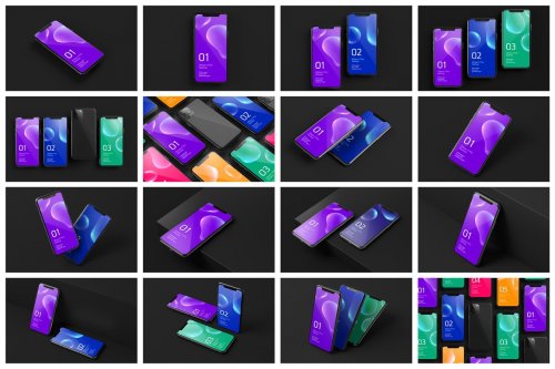 Dark iPhone 11 Pro Dark Mockup 5212746
