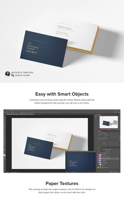 UK Business Cards Mockup 06 5217165
