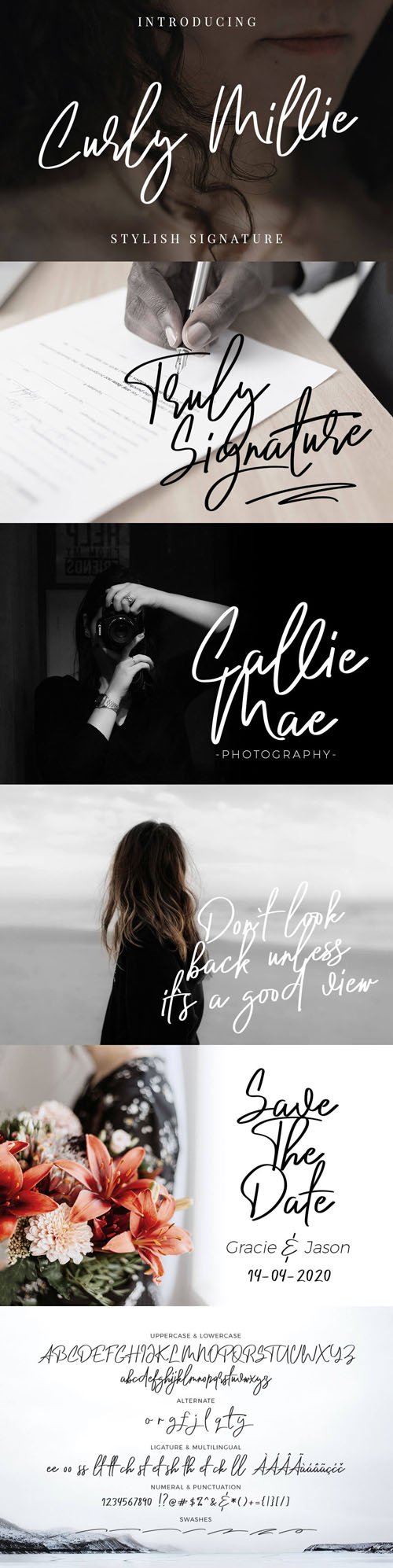Curly Millie - Stylish Signiture Font
