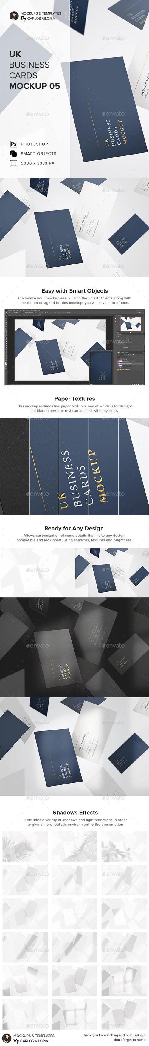 UK Business Cards Mockup 05 27618098