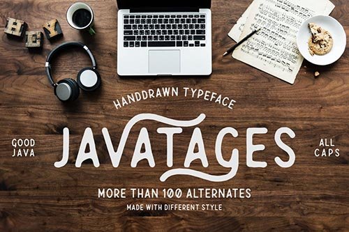 Javatages GJ - Vintage Font