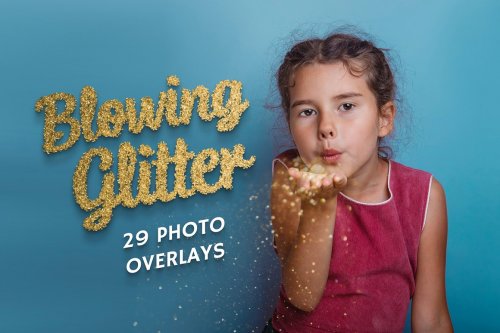 29 Blowing Glitter Photo Overlays 5224211