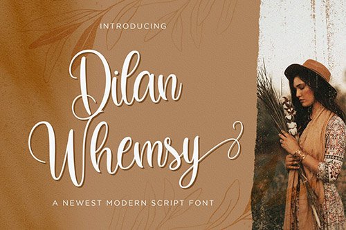 Dilan Whemsy - Modern Script Font