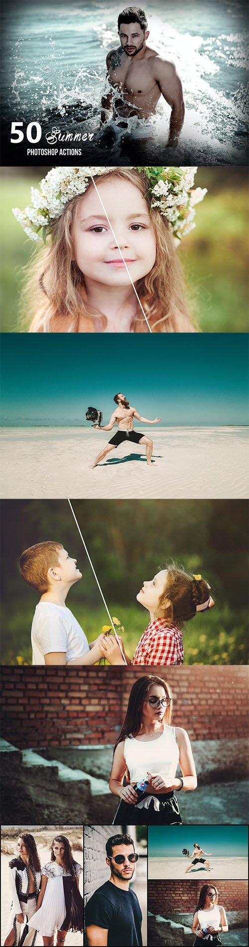 50 Summer Photoshop Actions