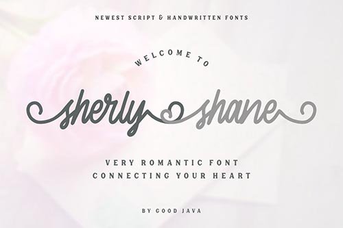 Sherly Shane GJ - Modern Script Font