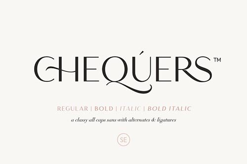 Chequers - Modern Sans Serif