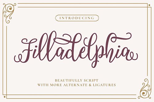 Filladelphia | Beauty Font Elegant