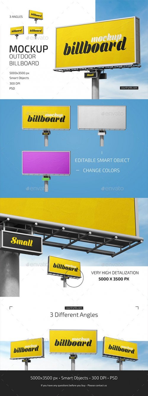 Outdoor Billboard Mockup Set 27902752