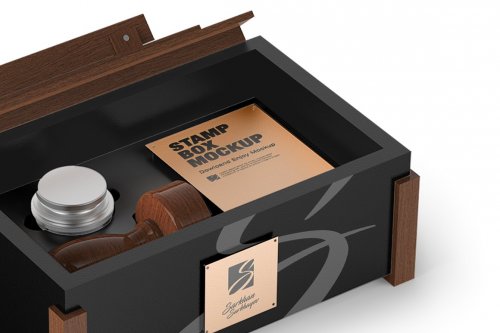 Stamp Box Mockup 5224118